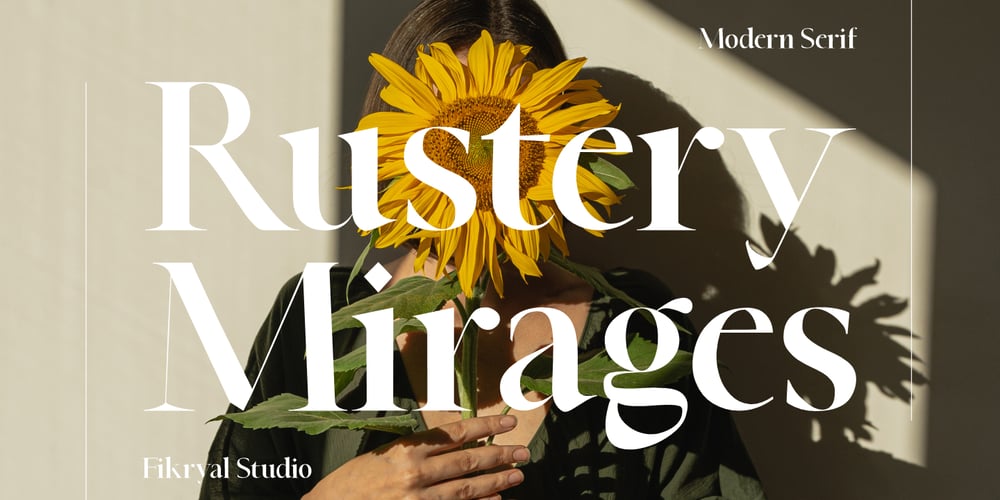 Rustery Mirages font