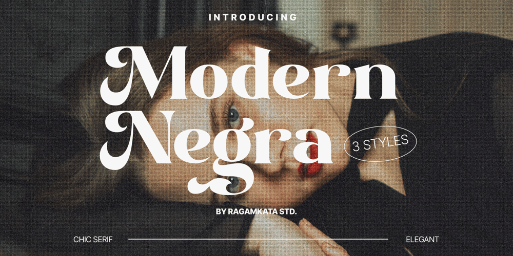 Modern Negra font