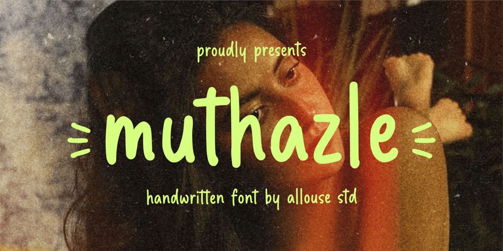Muthazle font