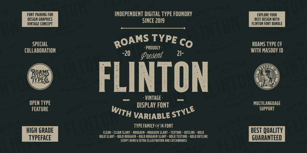 RTCO Flinton font