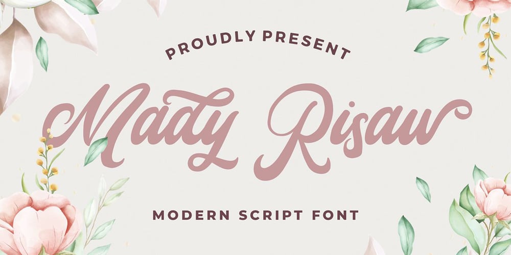Mady Risaw font