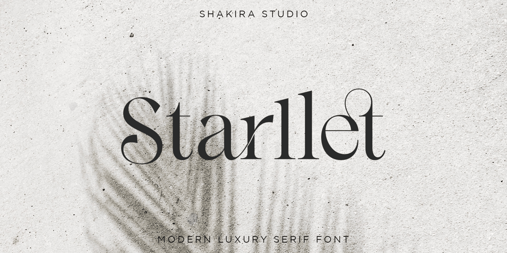 Starllet font