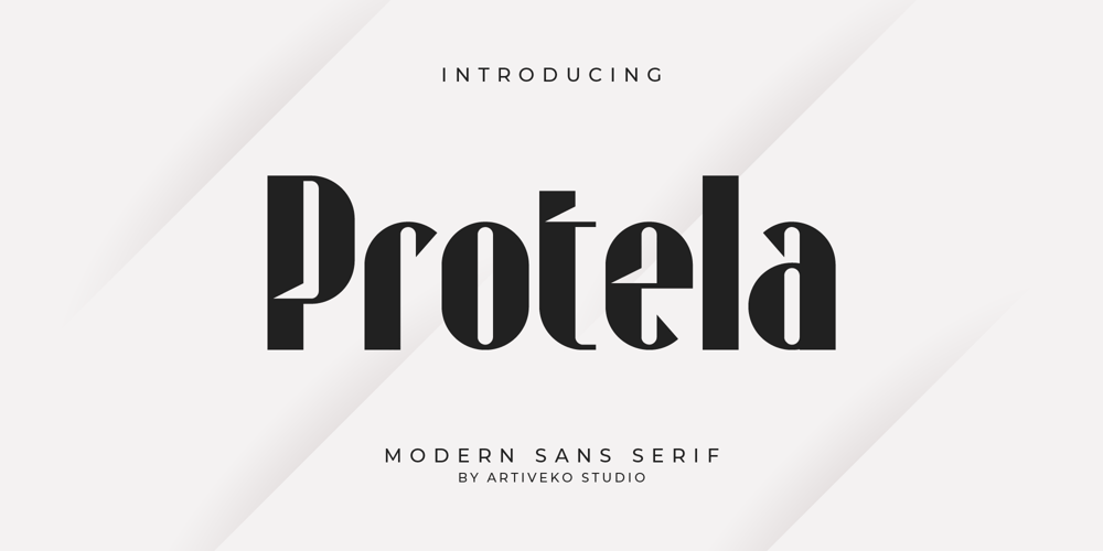Protela font