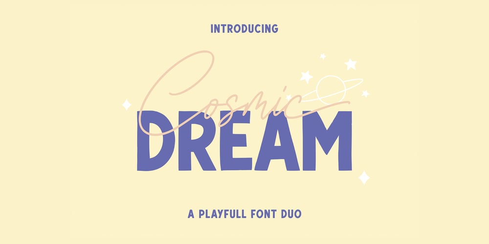 Cosmic Dream Sans font