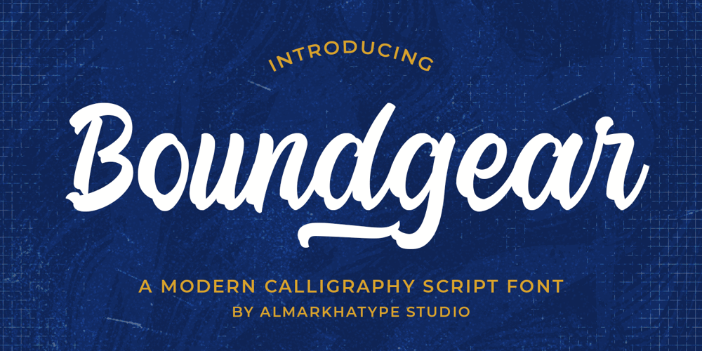 Boundgear font