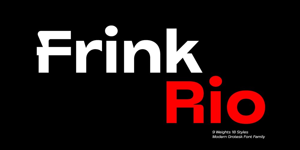 Frink Rio font