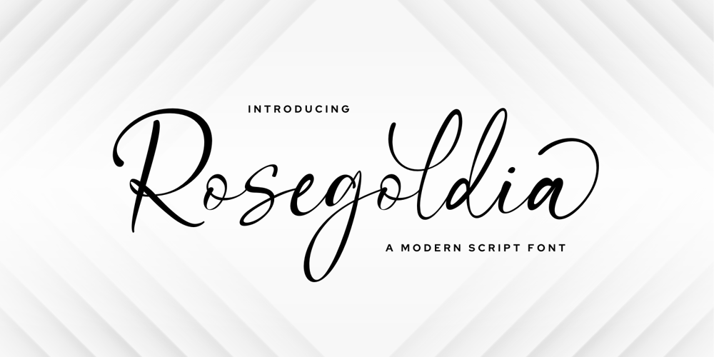 Rosegoldia font