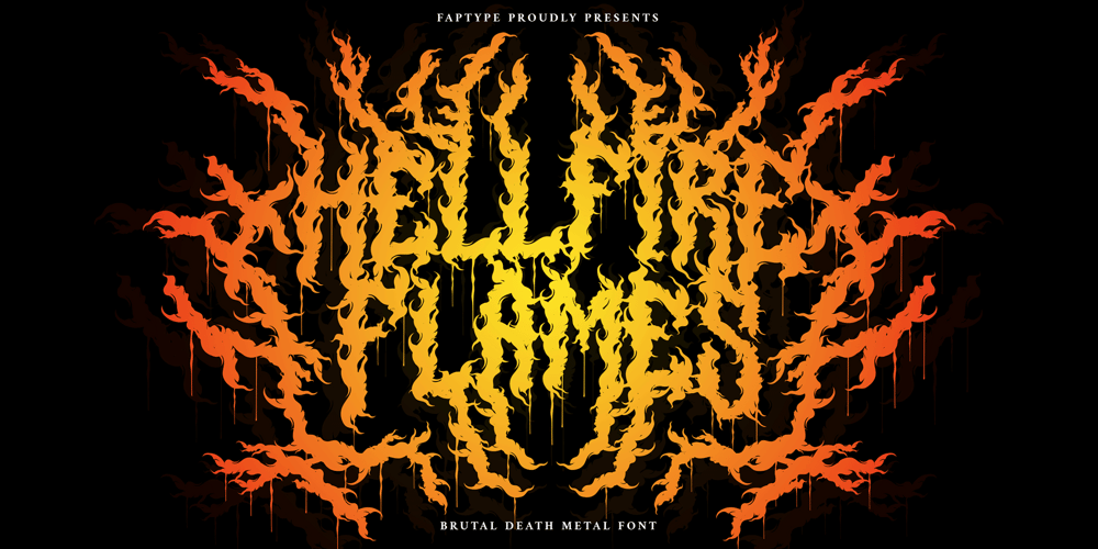 Hellfire Flames font