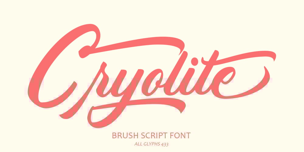 Cryolite font