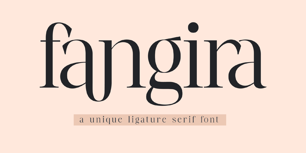 Fangira font