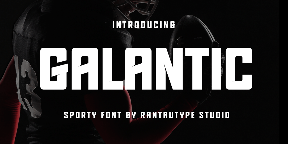 Galantic font