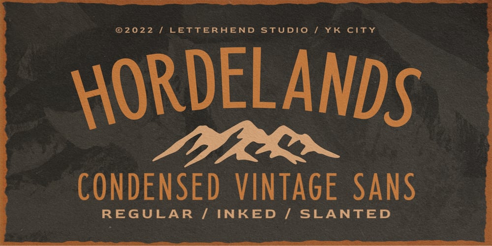 Hordelands font