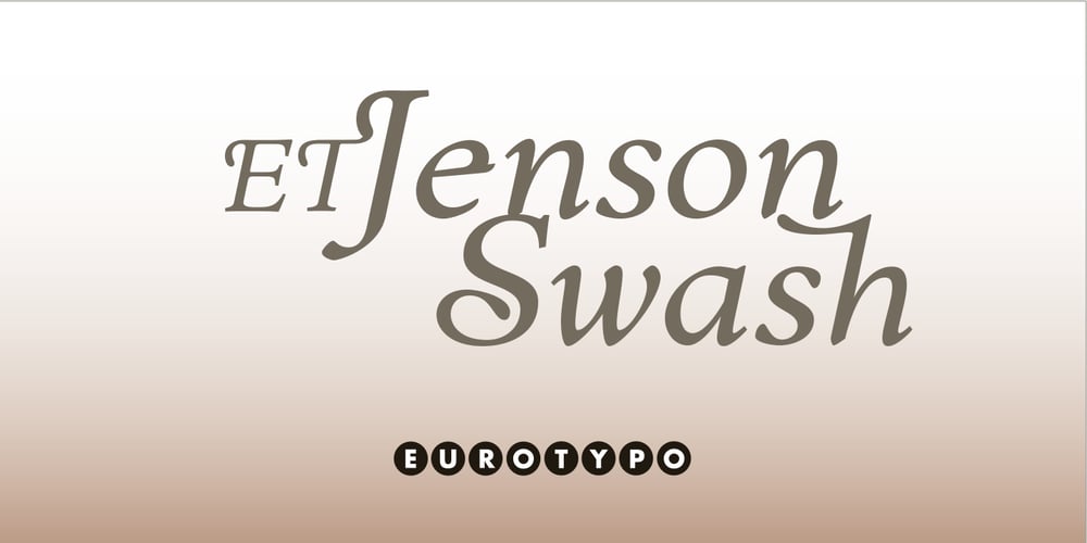 ET Jenson Swash font