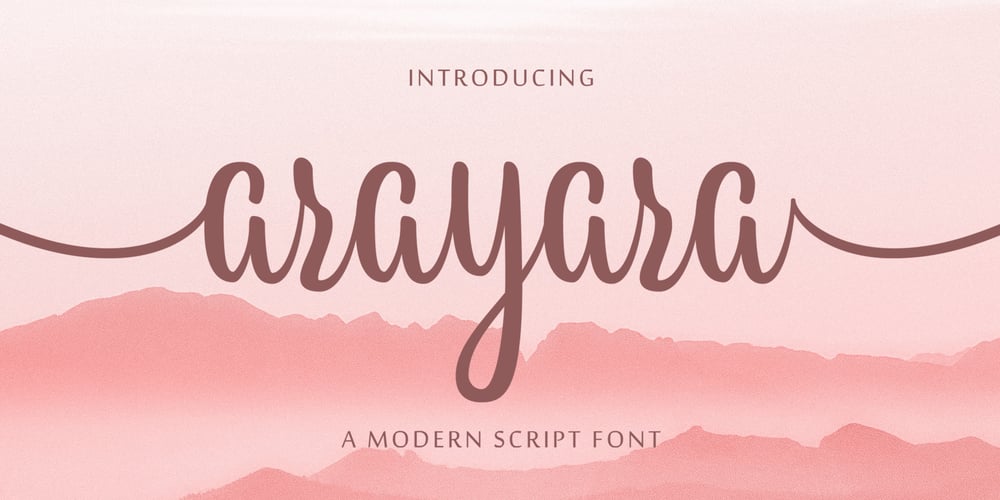 Arayara font