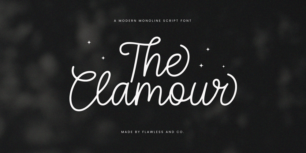 The Clamour font