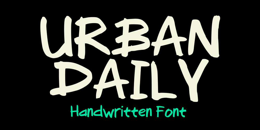 Urban Daily font