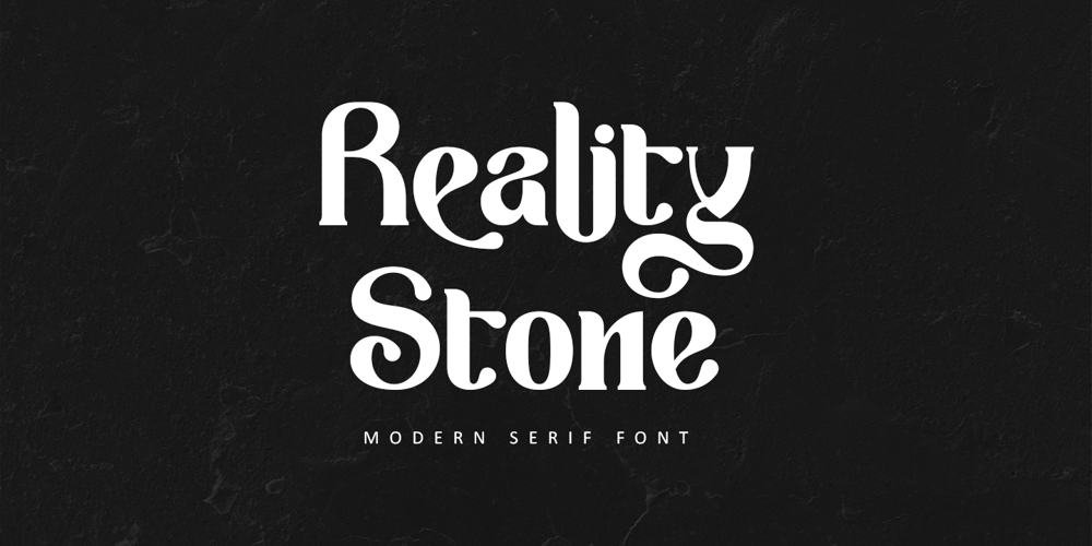 Reality Stone font