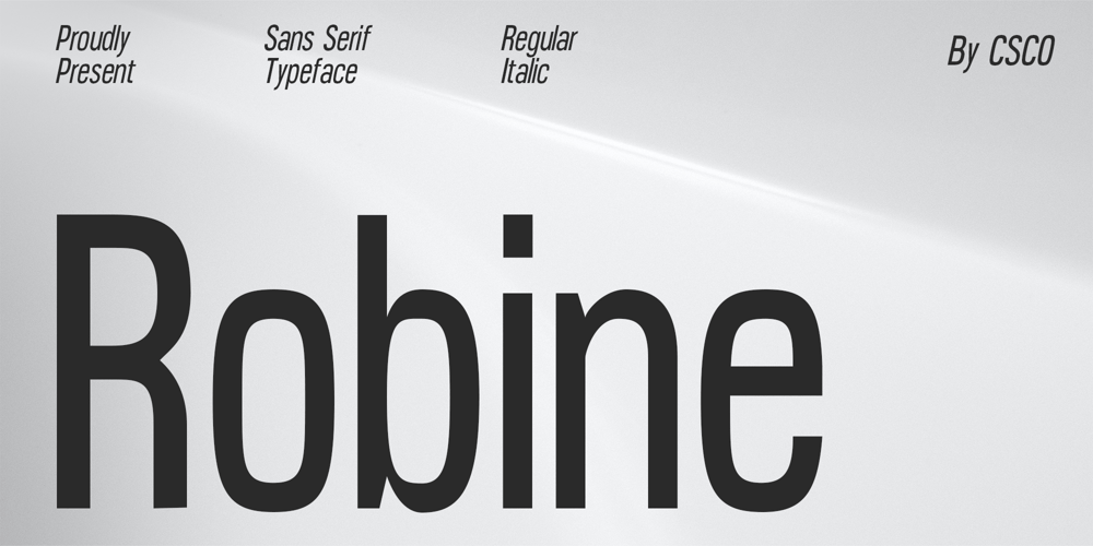 Robine font