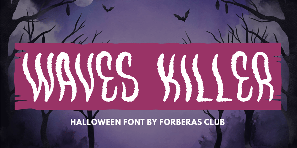 Waves Killer font