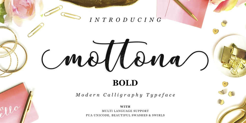 Mottona font