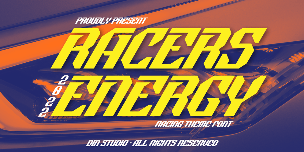 Racers Energy font