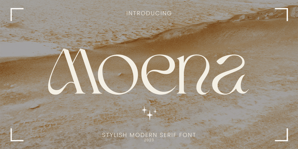 Moena font