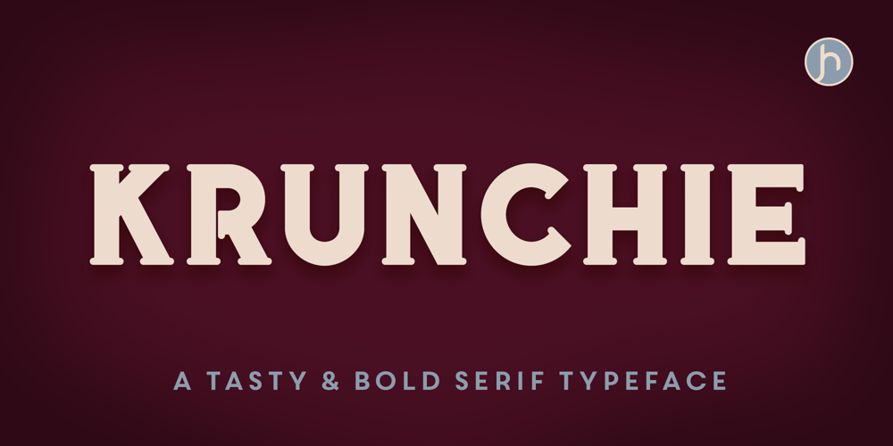 Krunchie font
