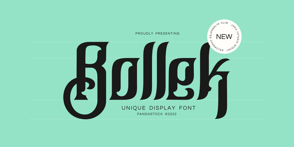 Bollek font