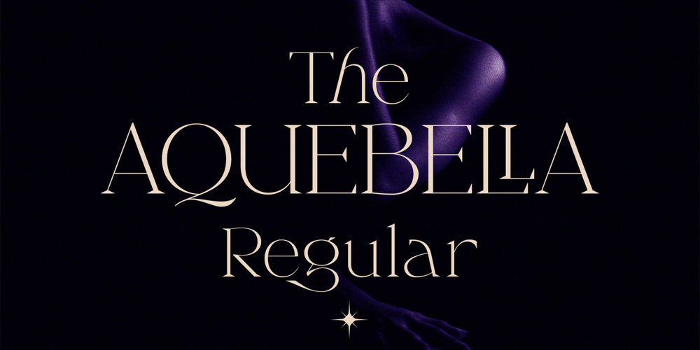 The Aquebella font