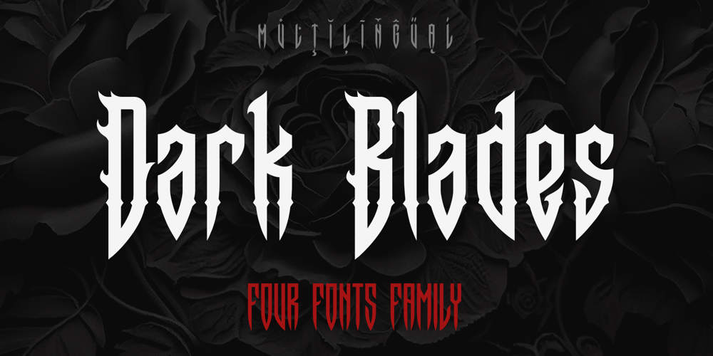 Dark Blades font