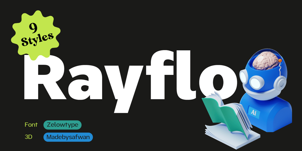 ZT Rayflo font