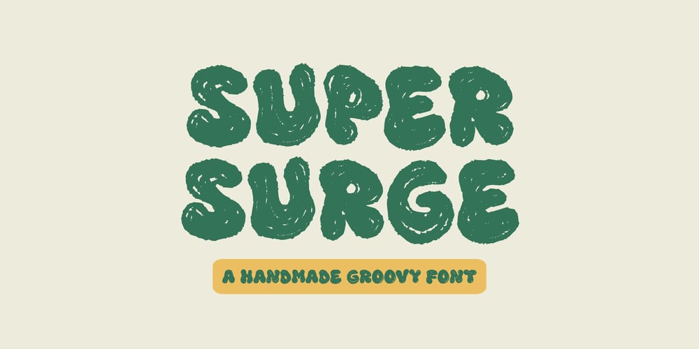 Super Surge font