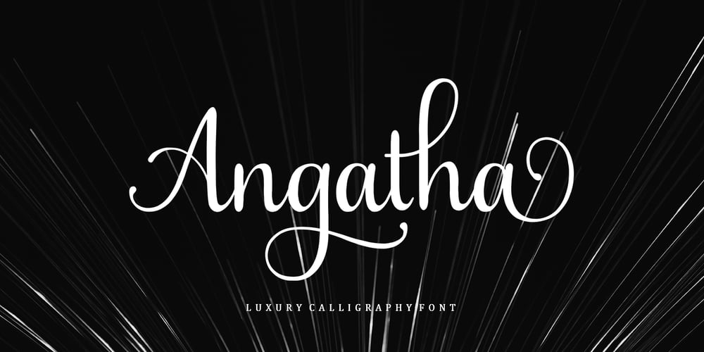 Angatha font