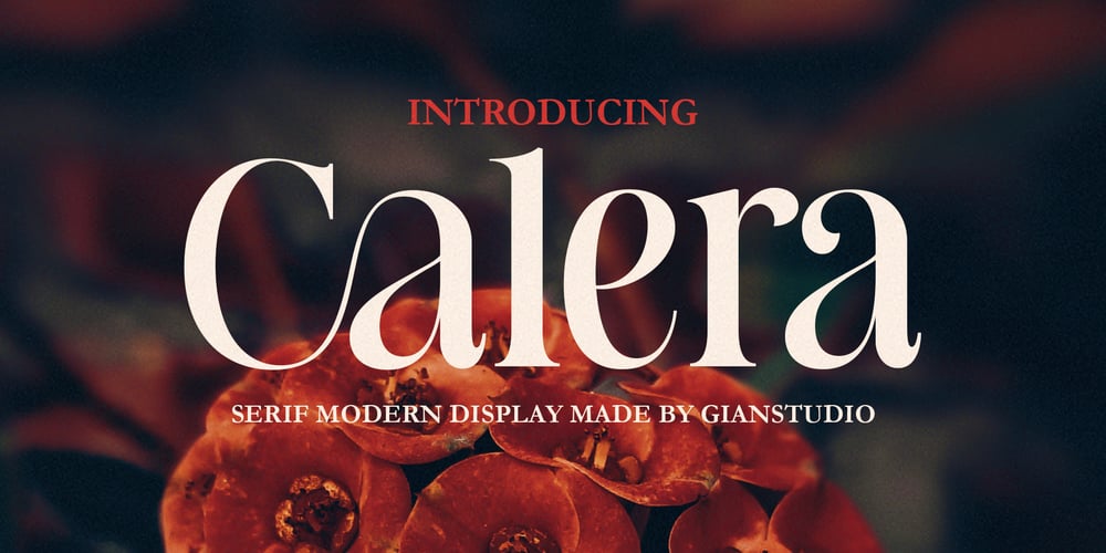 Calera font