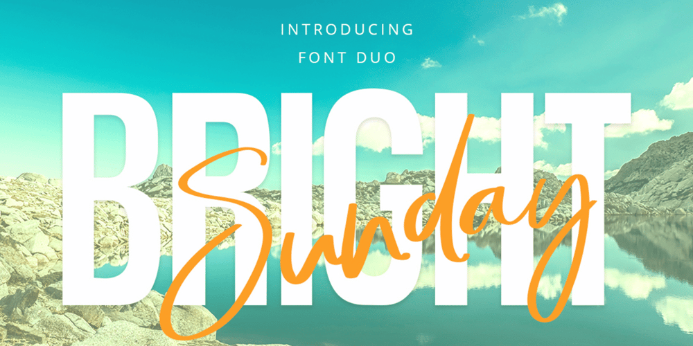 Bright Sunday font