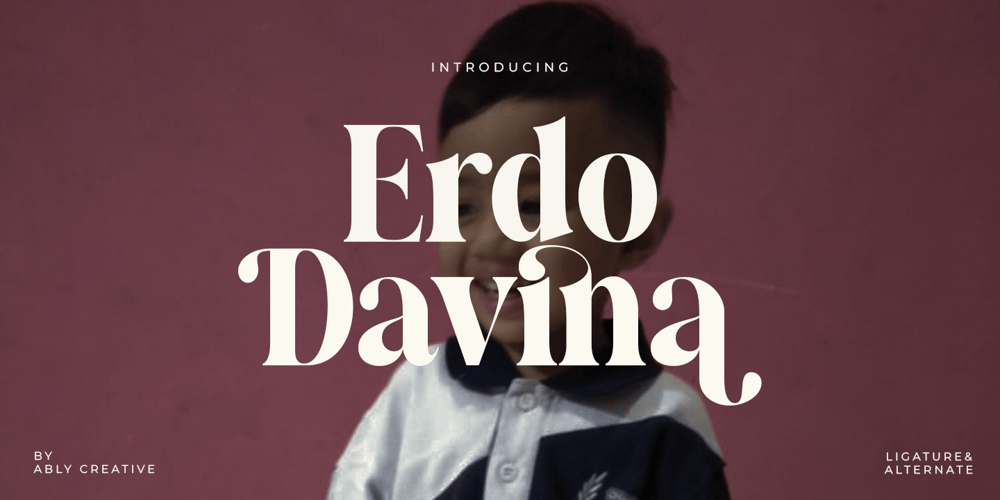 Erdo Davina font