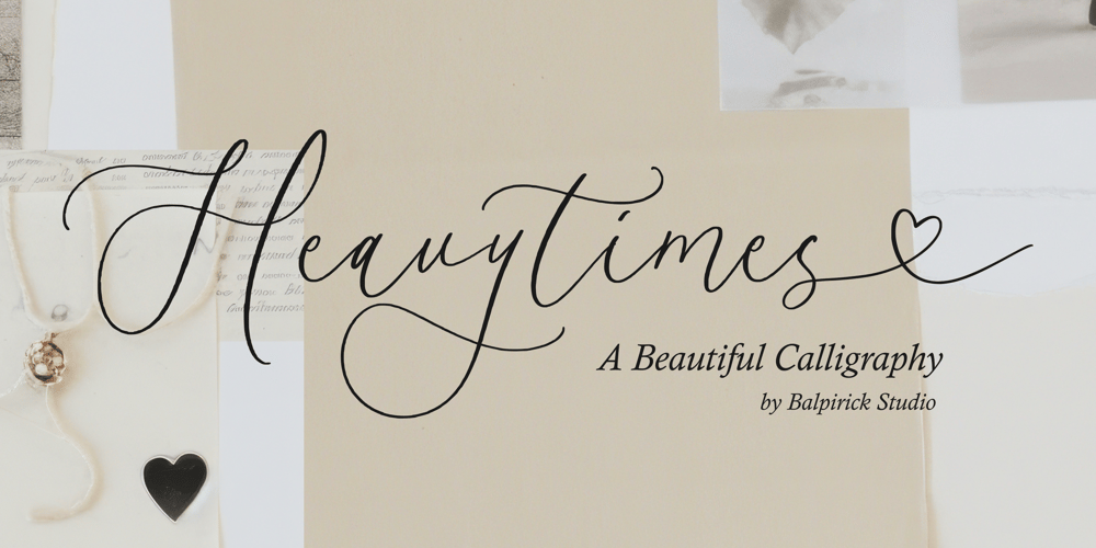 Heavytimes font