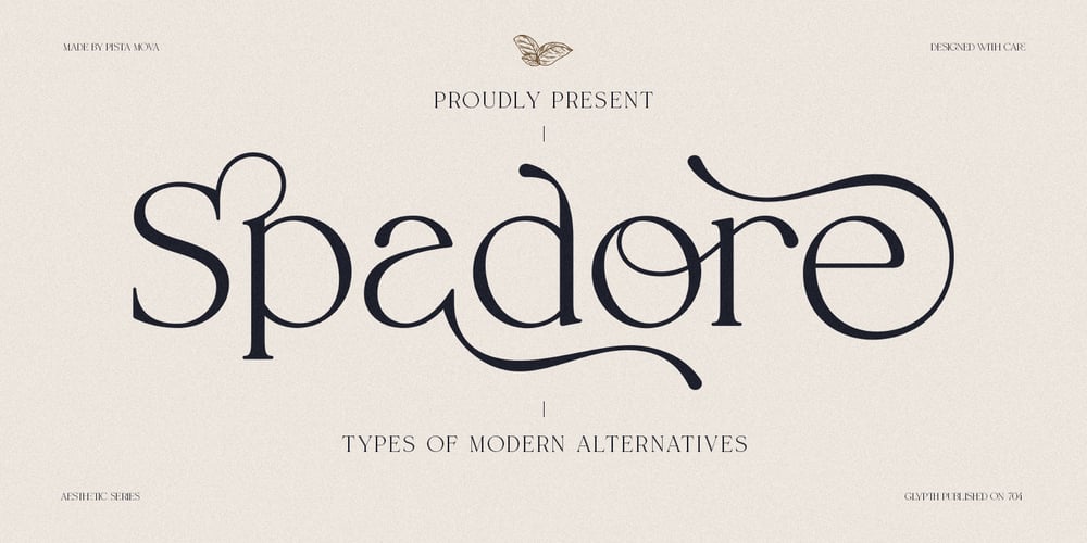 Spadore font