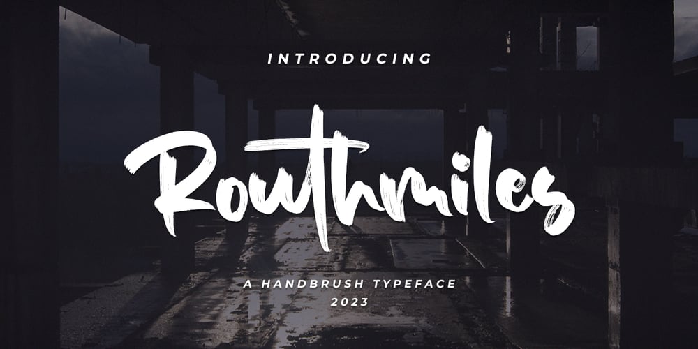 Routhmiles font