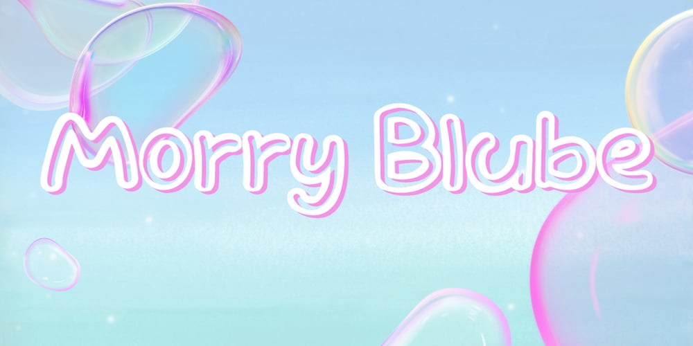 Morry Blube font