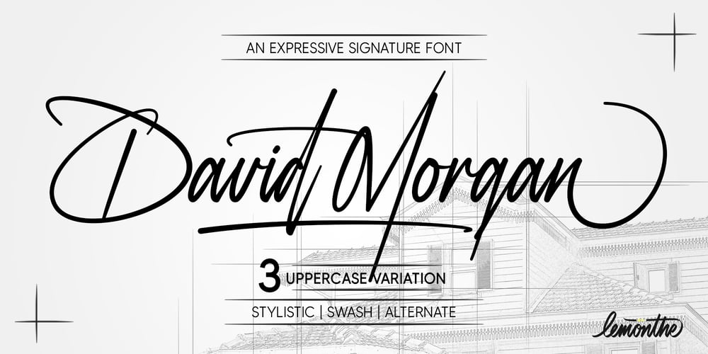 David Morgan font