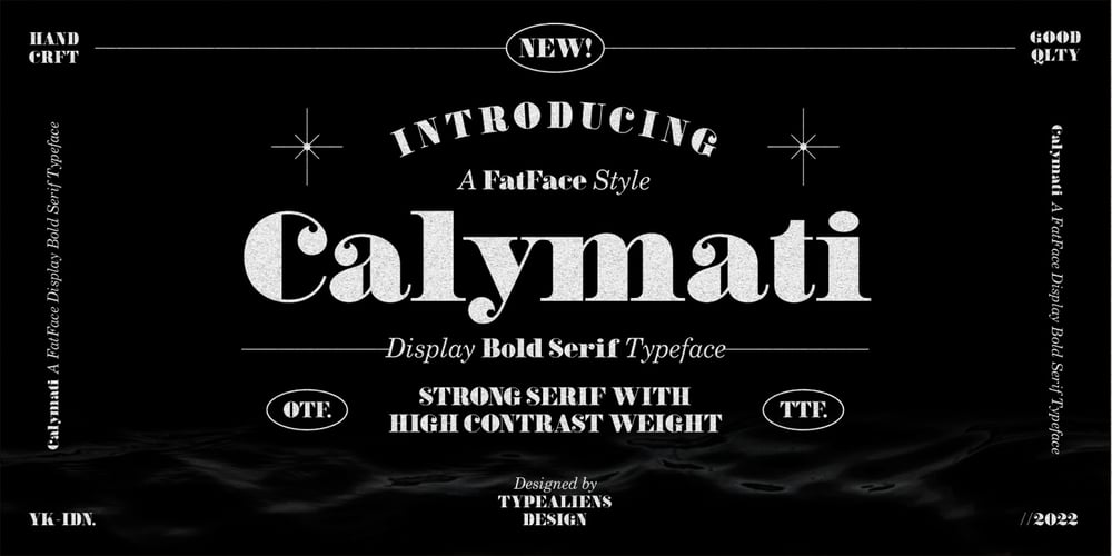 Calymati font