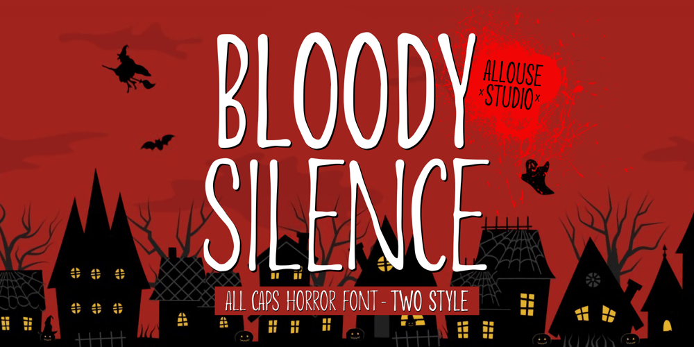 Bloody Silence font