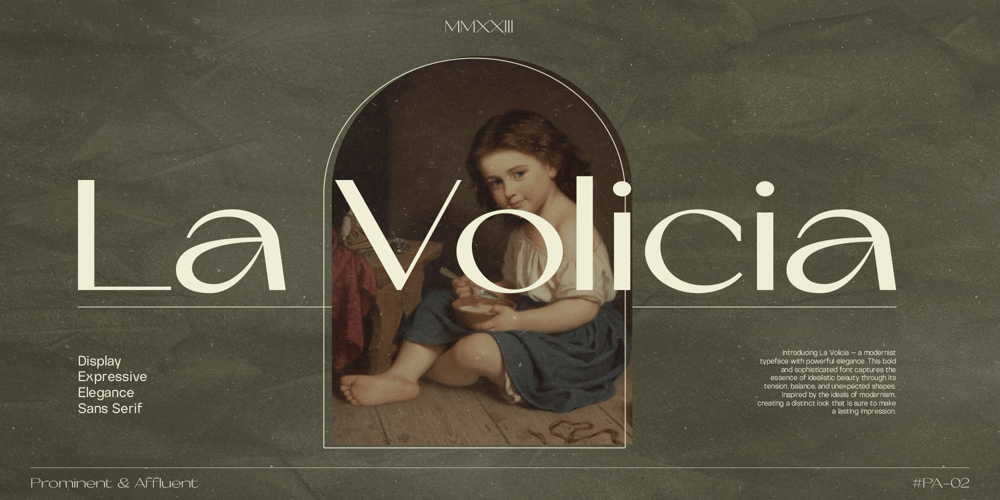 La Volicia font