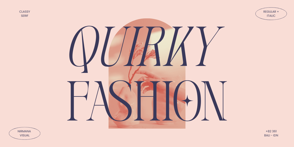 Quirky Fashion font