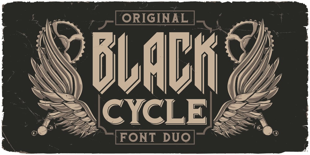 Black Cycle 2 font