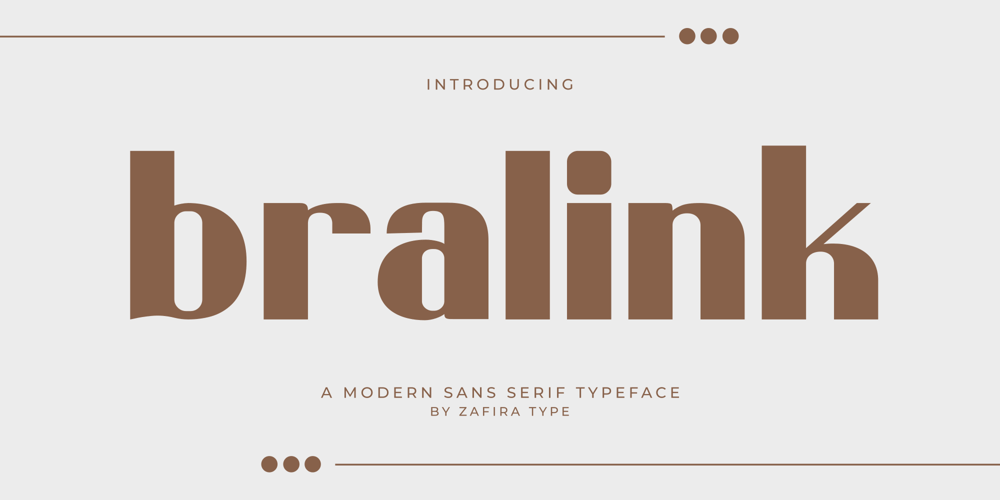 Bralink font