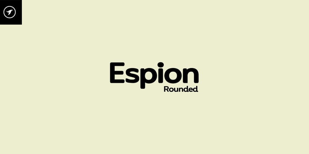 Espion Rounded font