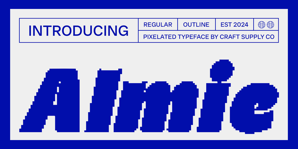 Almie Pixel font