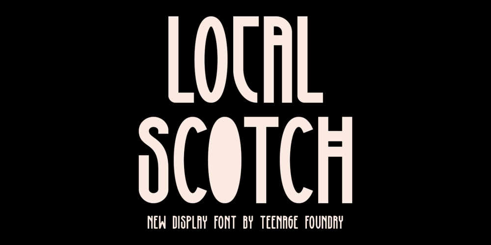 Local Scotch font